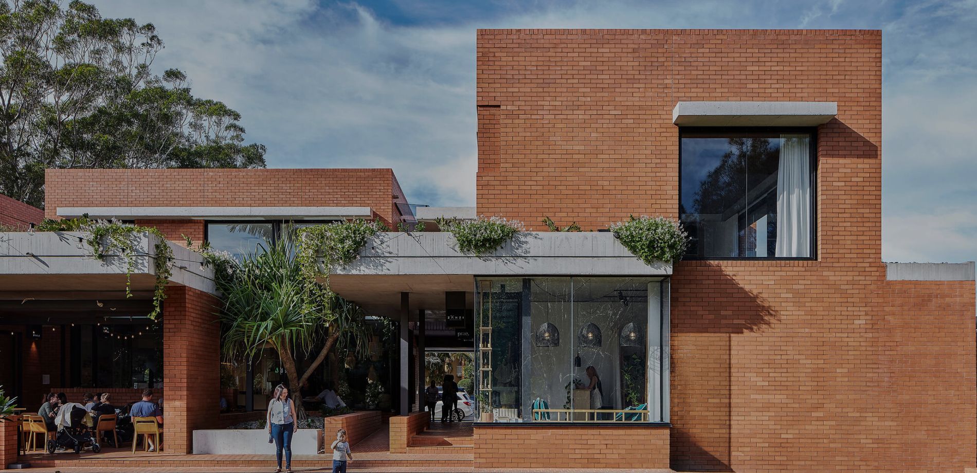 The red brick Cornerstone Stores building in Tugun
